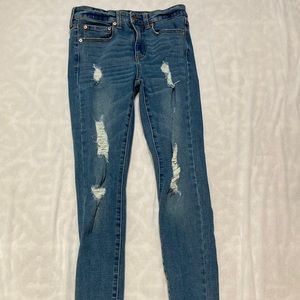 Rarely worn! Aeropostale high rise skinny jeans